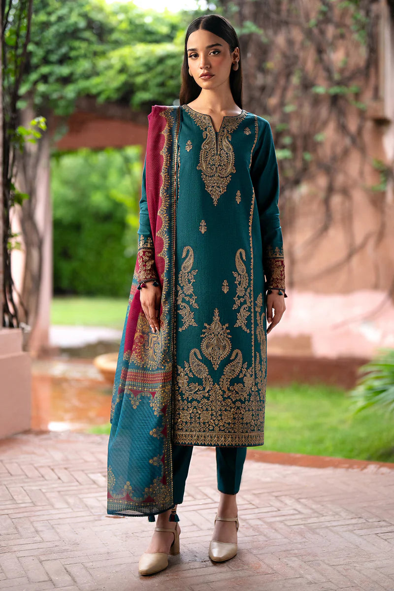 JUNO-EMBELLISHED & EMBROIREDED 2PC(TROUSER SHIRT)
