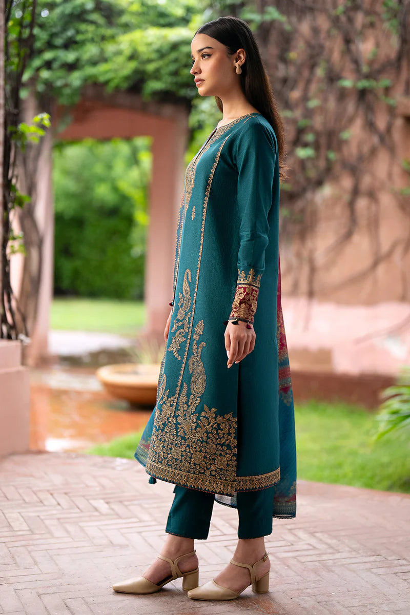 JUNO-EMBELLISHED & EMBROIREDED 2PC(TROUSER SHIRT)