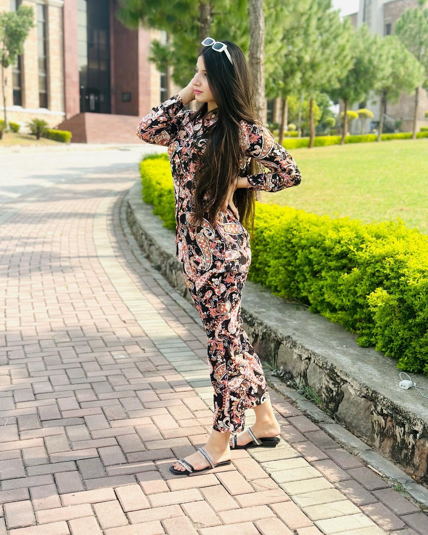 Paisley Multi Colour Printed Cotton Co-ord Set