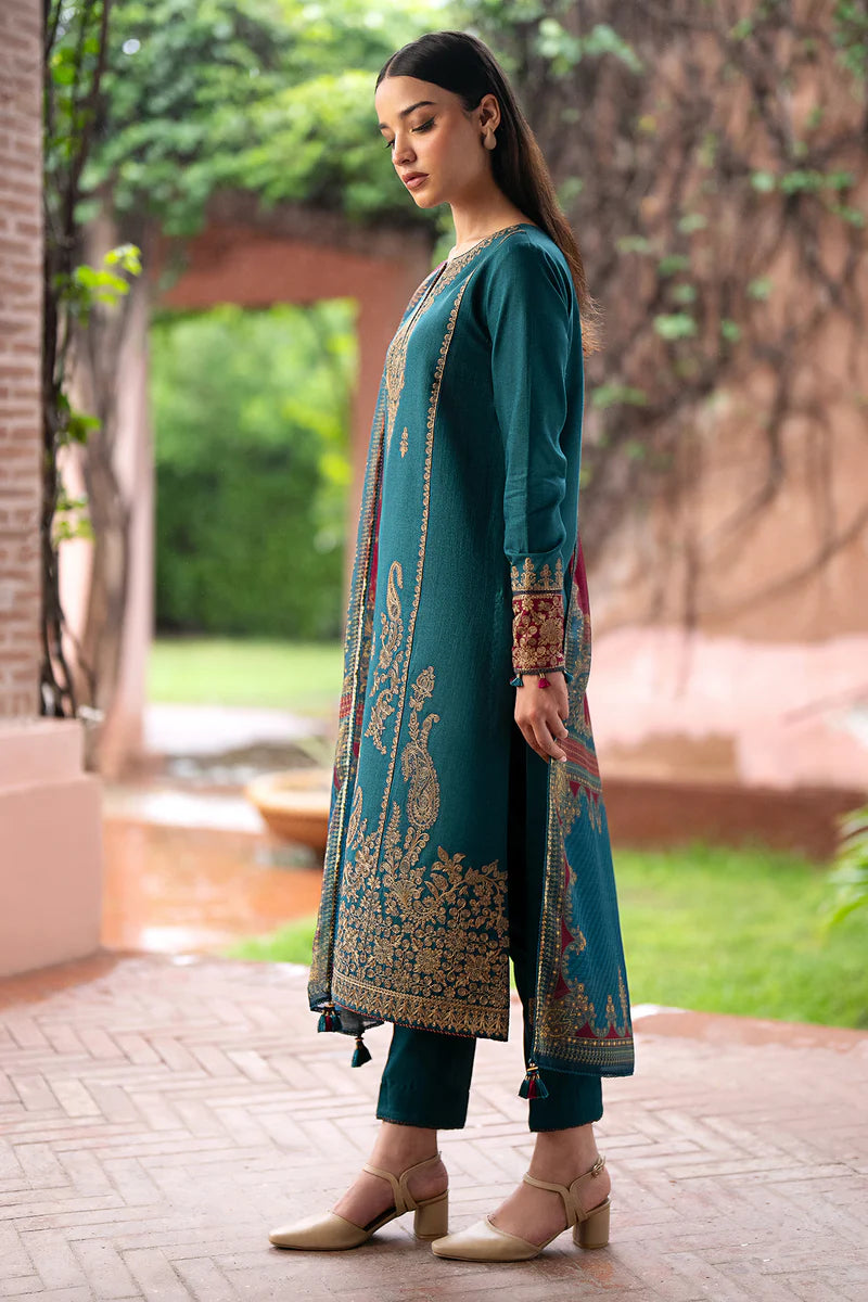 JUNO-EMBELLISHED & EMBROIREDED 2PC(TROUSER SHIRT)