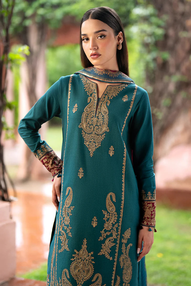 JUNO-EMBELLISHED & EMBROIREDED 2PC(TROUSER SHIRT)