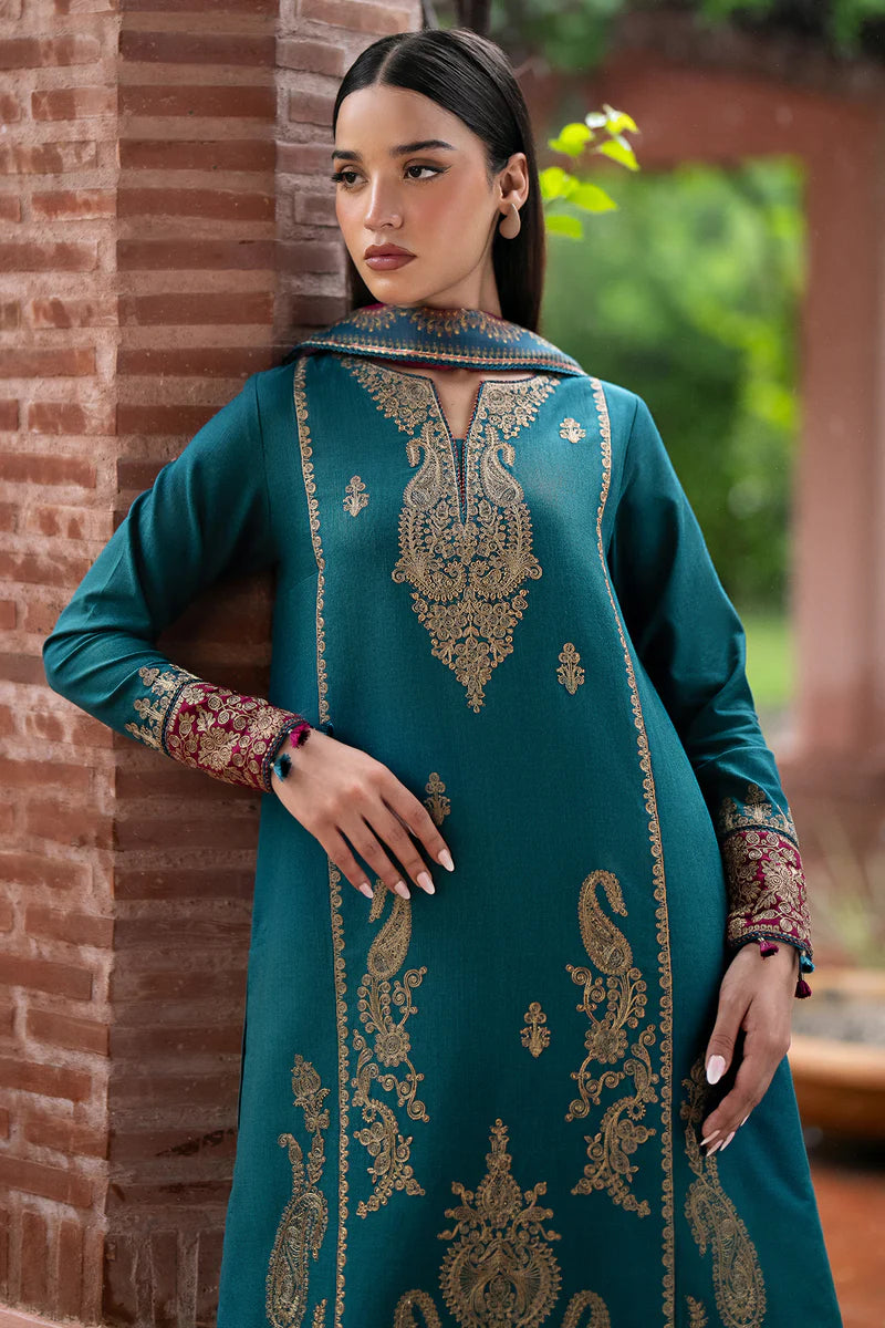 JUNO-EMBELLISHED & EMBROIREDED 2PC(TROUSER SHIRT)