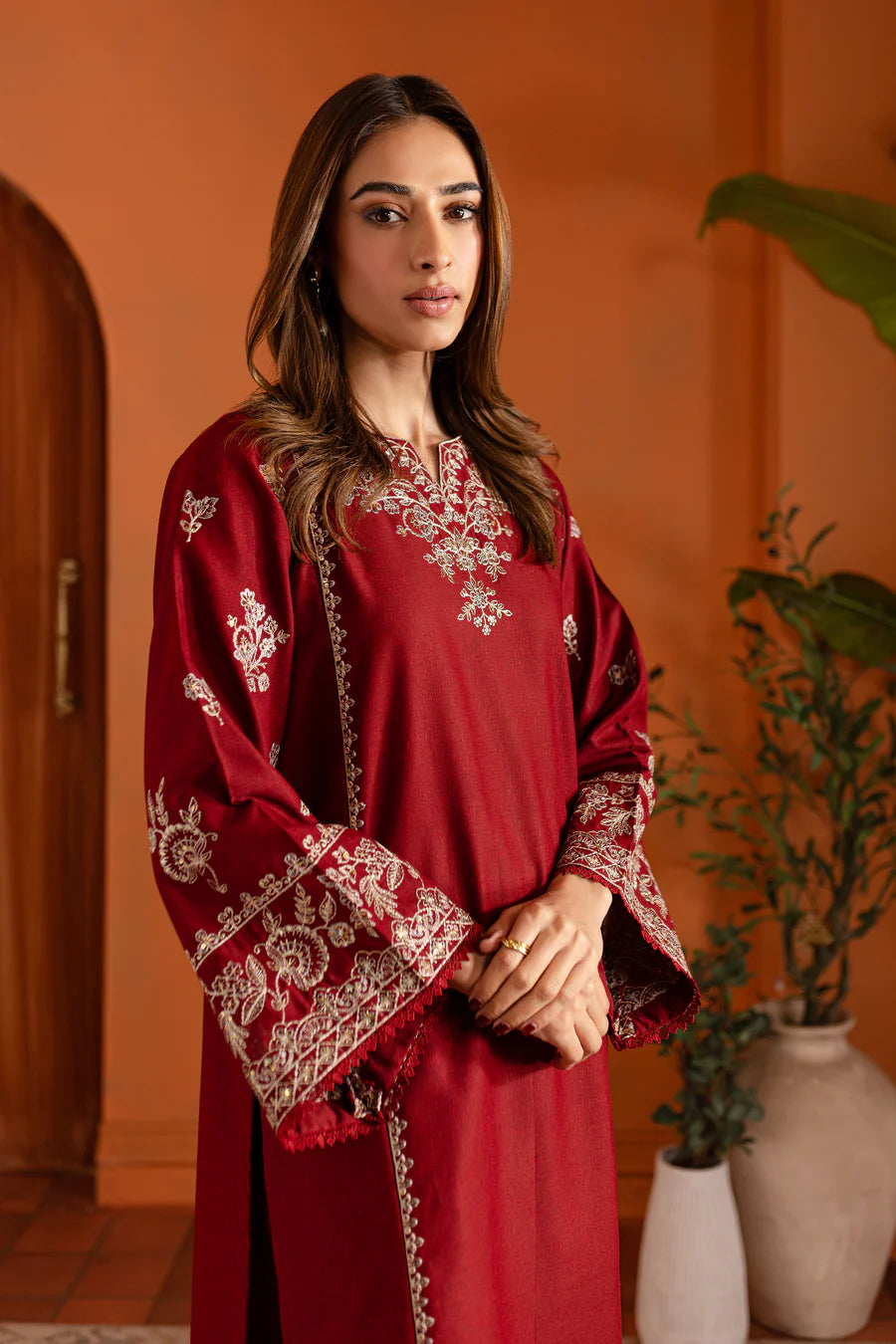 ASHNAH 2Pc - Embroidered Lawn Dress