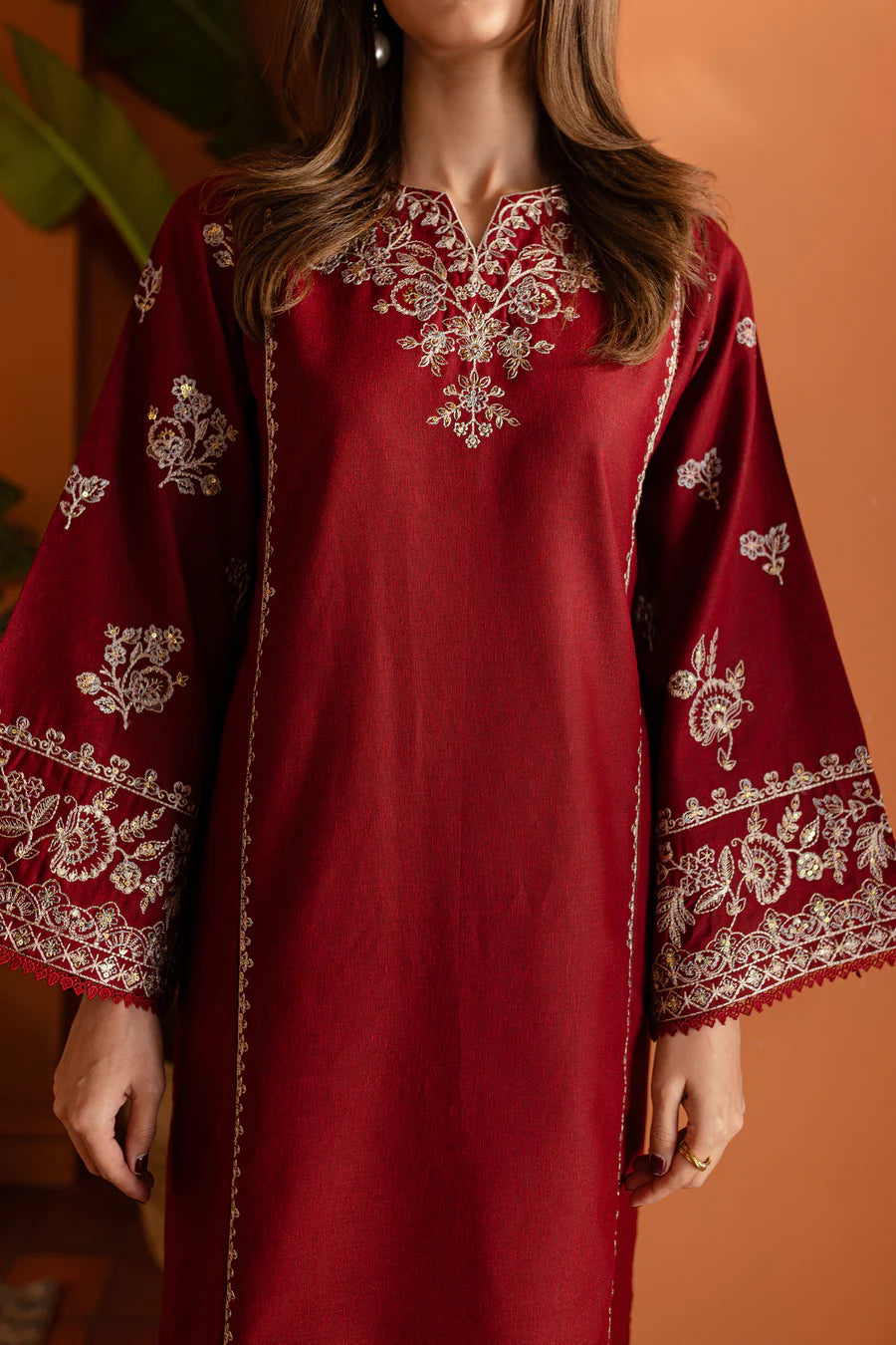 ASHNAH 2Pc - Embroidered Lawn Dress