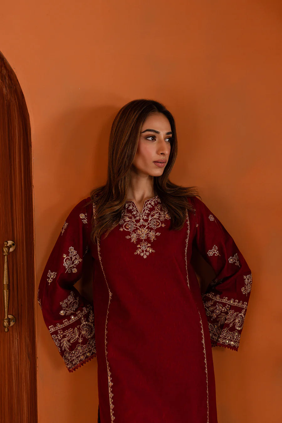 ASHNAH 2Pc - Embroidered Lawn Dress