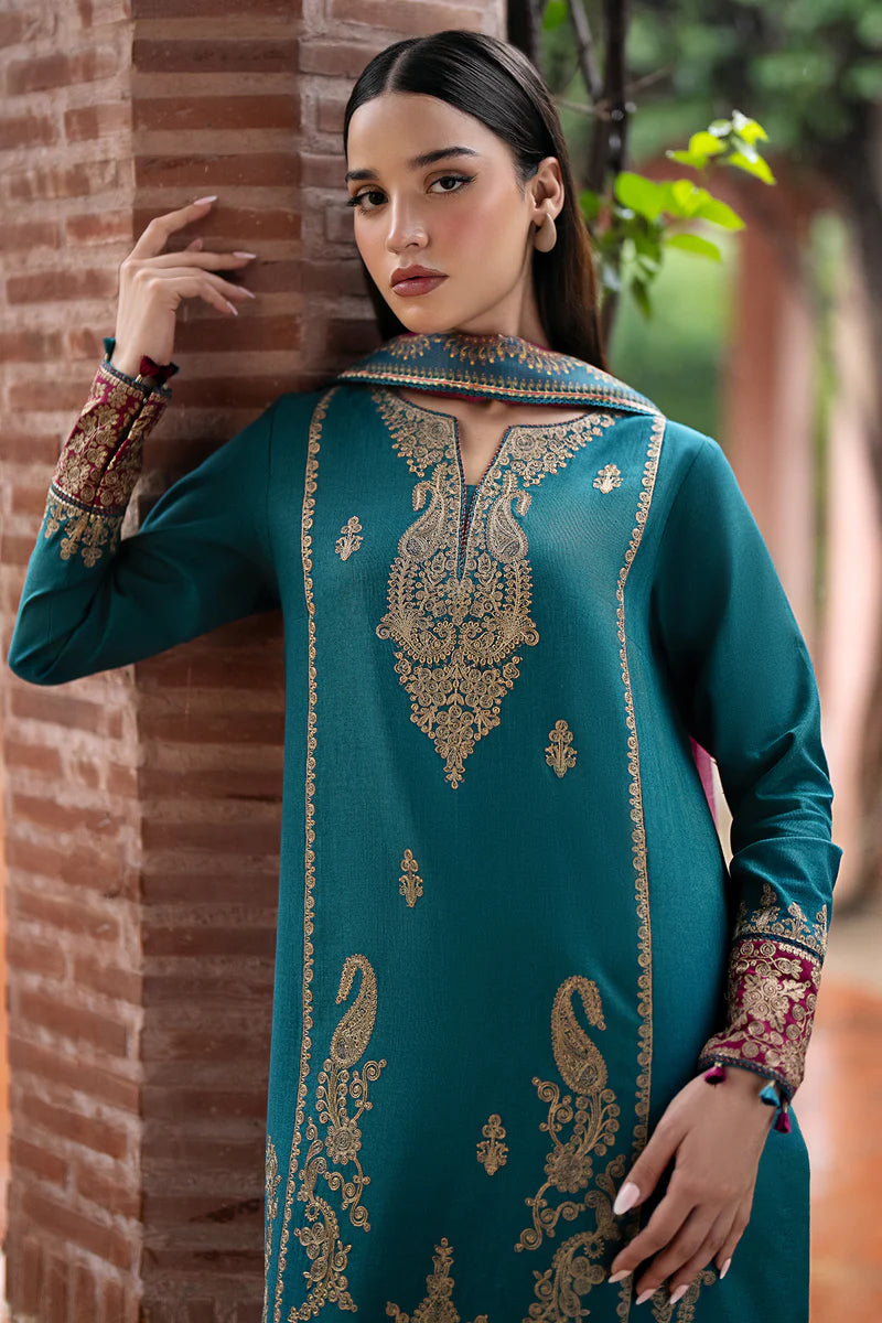 JUNO-EMBELLISHED & EMBROIREDED 2PC(TROUSER SHIRT)