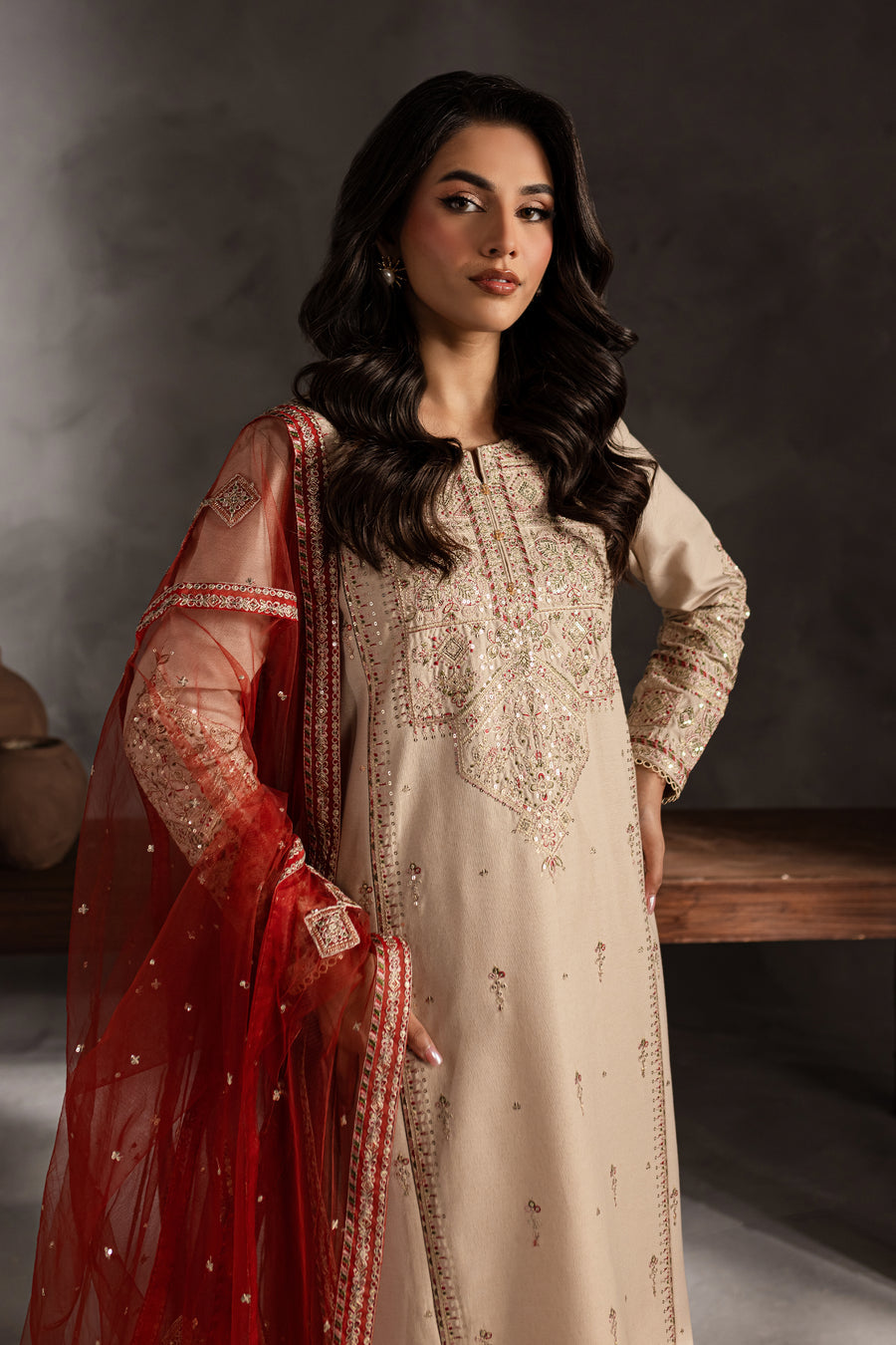 Sammar Embroidered 3Pc