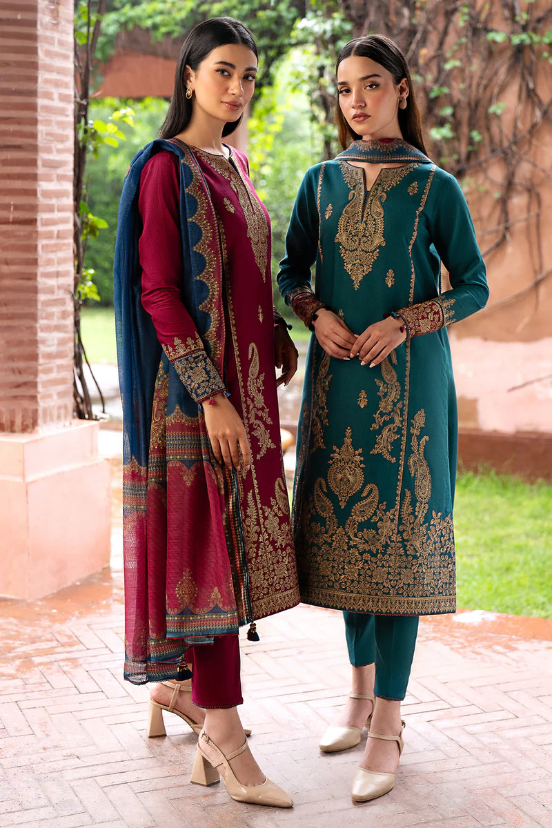JUNO-EMBELLISHED & EMBROIREDED 2PC(TROUSER SHIRT)