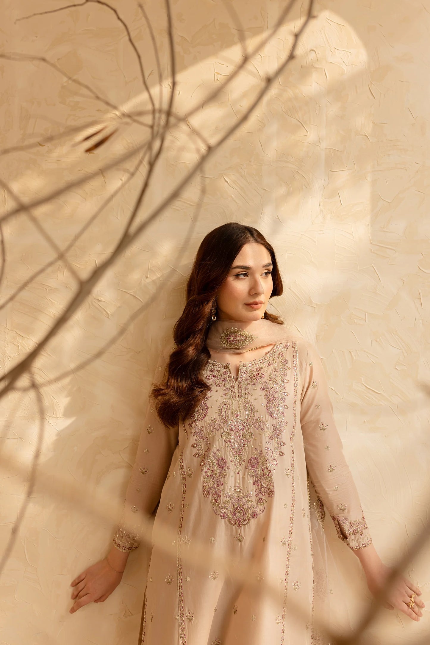 AURINA- 3PC EMBROIREDED DRESS