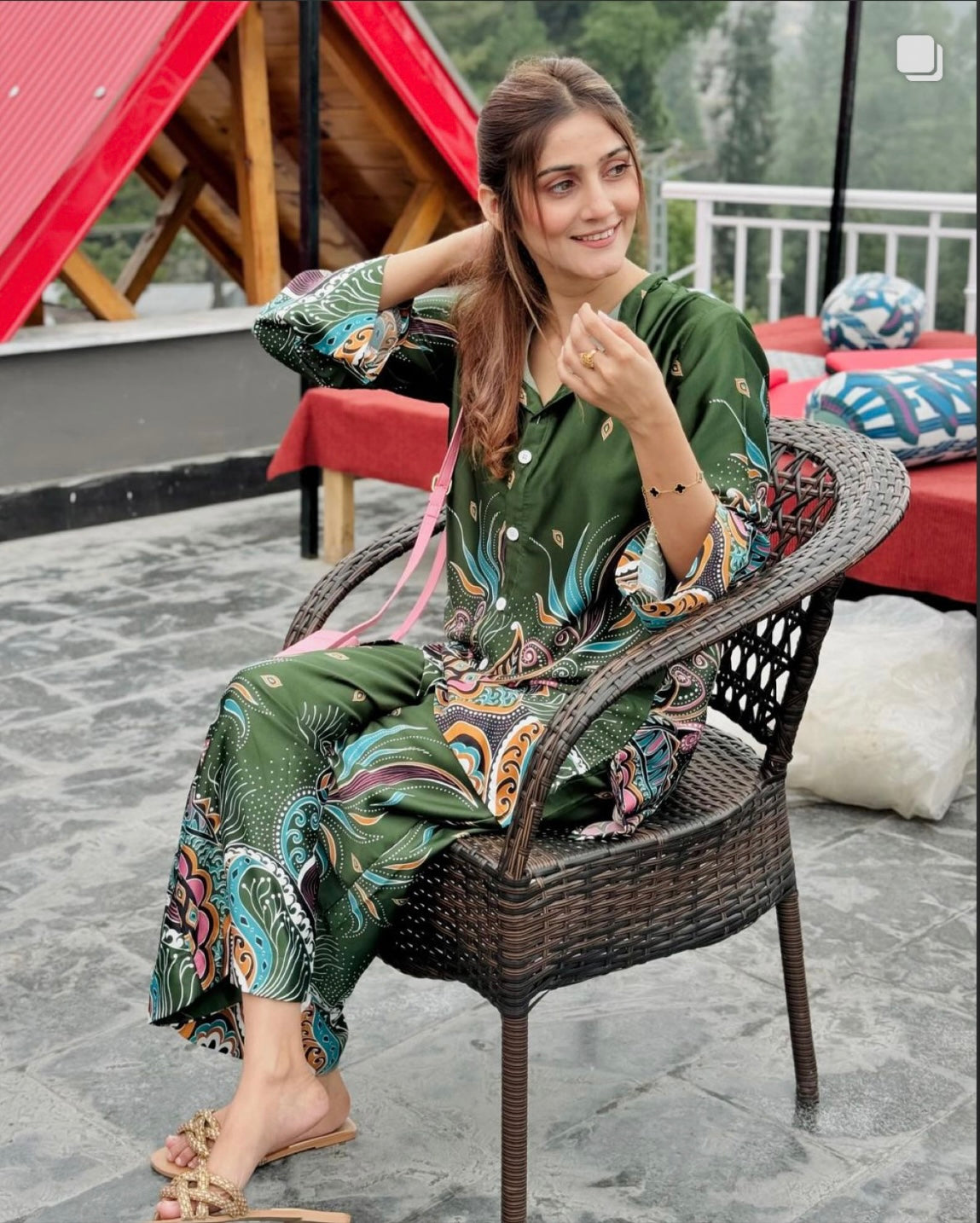 SHEIKHA Silk Co-ord Set