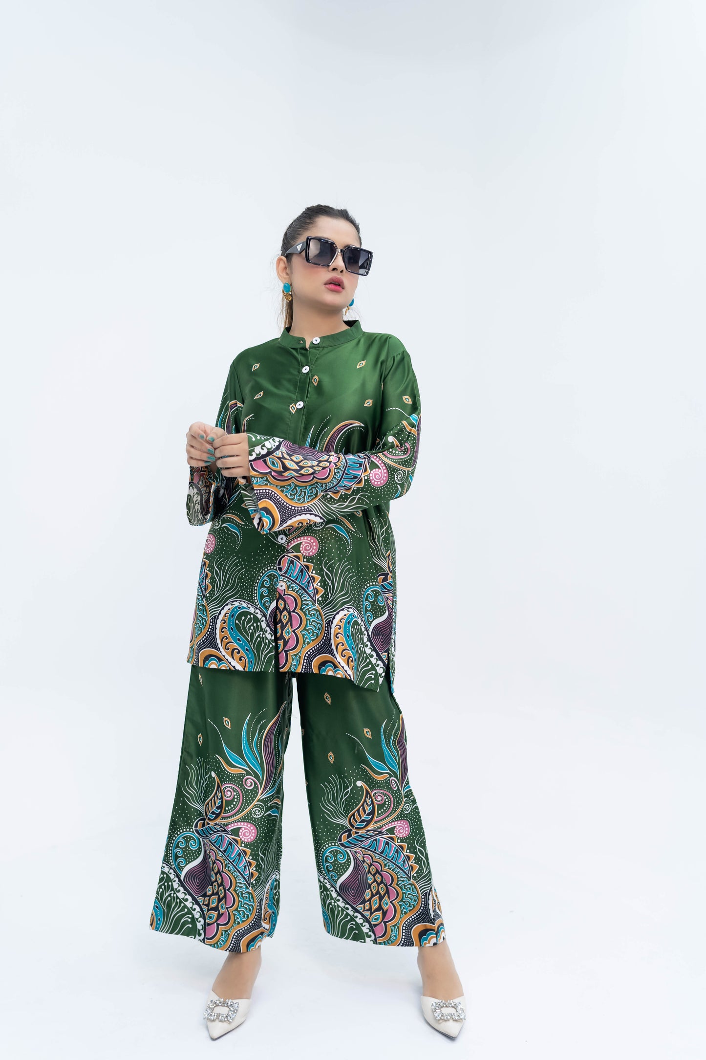 SHEIKHA Silk Co-ord Set