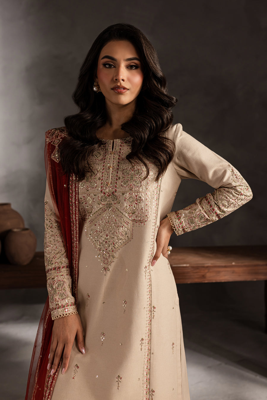 Sammar Embroidered 3Pc TWE-021