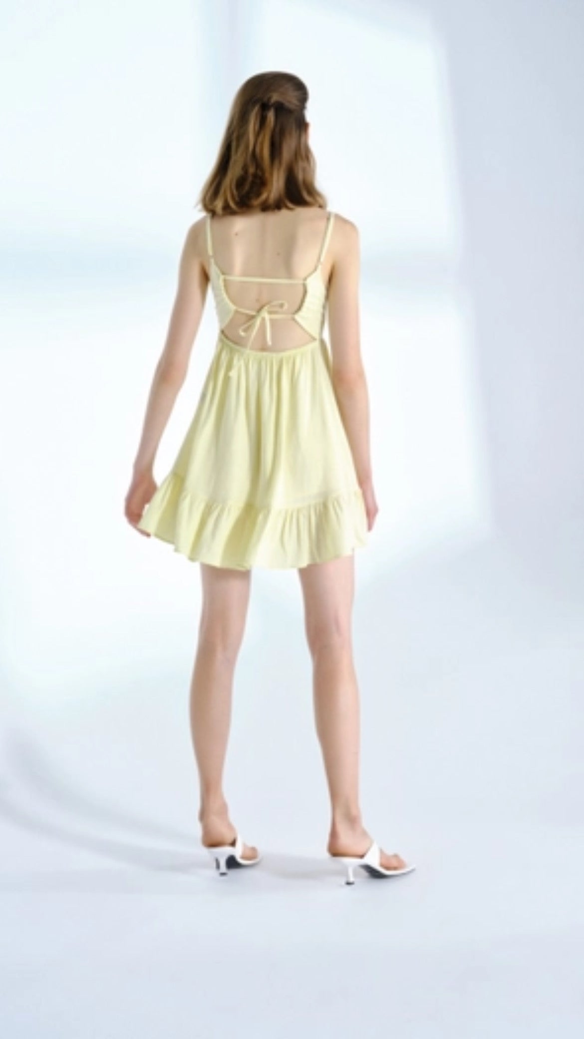 European Linen Dress with inside slip