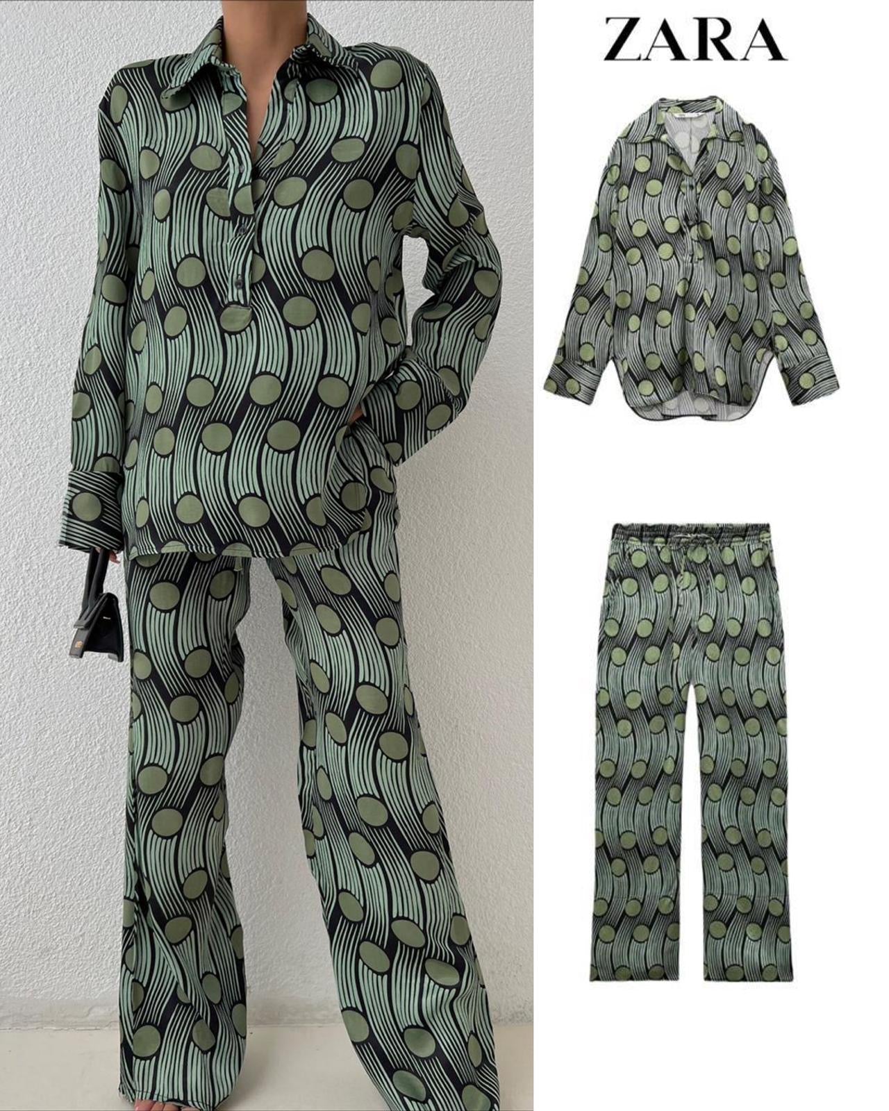 Zara Silk Co-ord Set
