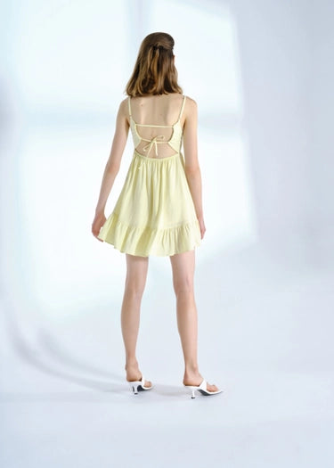 European Linen Dress with inside slip