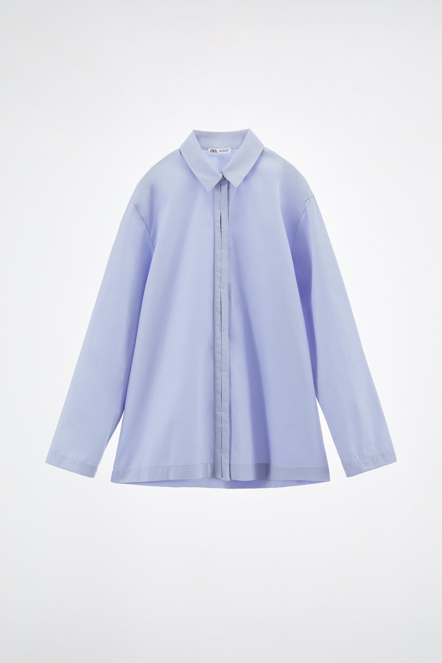 Soft Cotton Solid Sky-Blue Co-ord Set