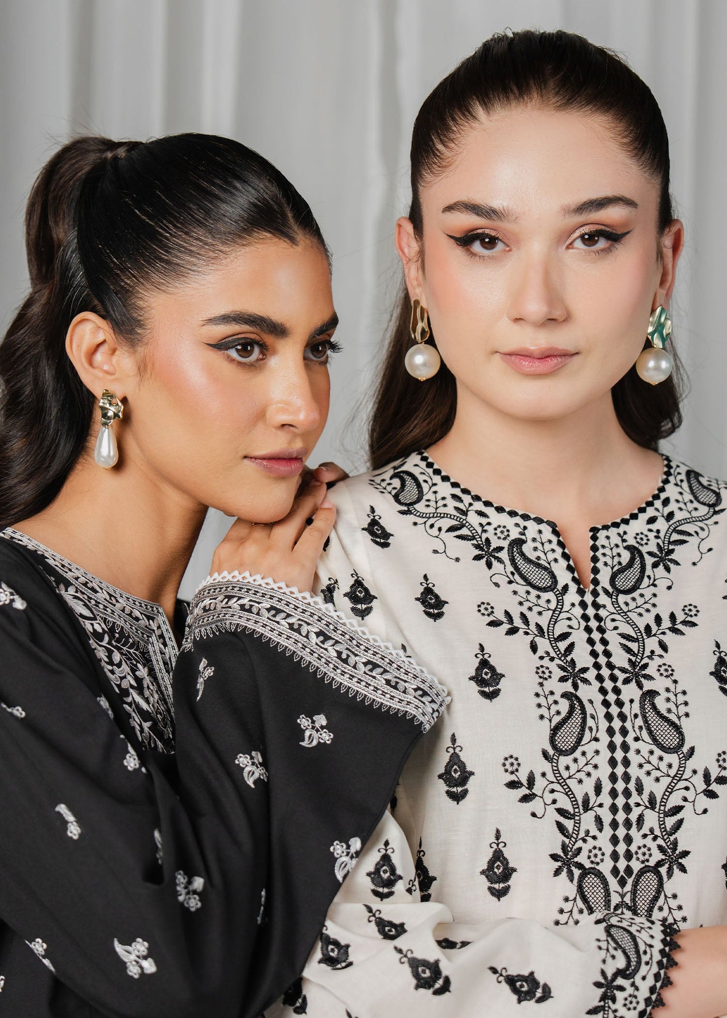 ORION EMBROIDERED STITCHED DRESS