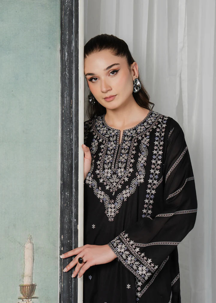 SUPREME FULLY EMBROIDERED STITCHED DRESS