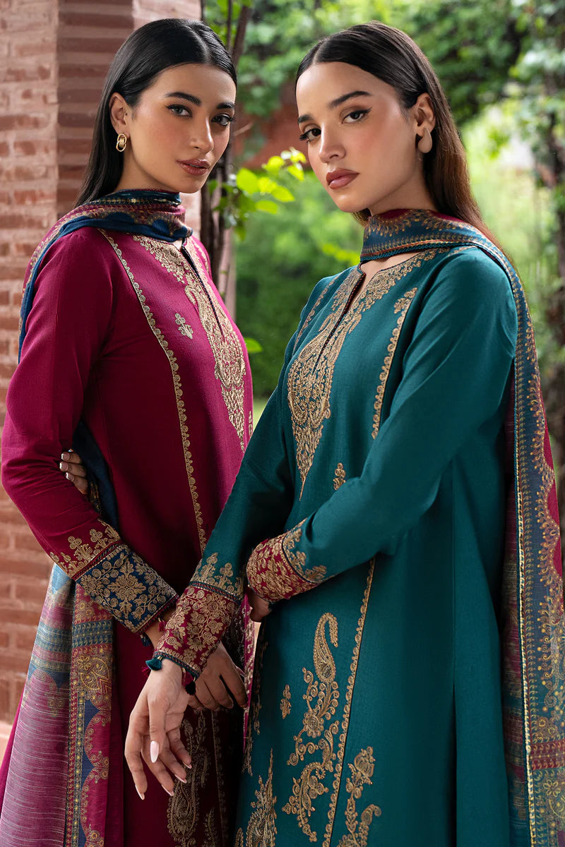 JUNO-EMBELLISHED & EMBROIREDED 2PC(TROUSER SHIRT)