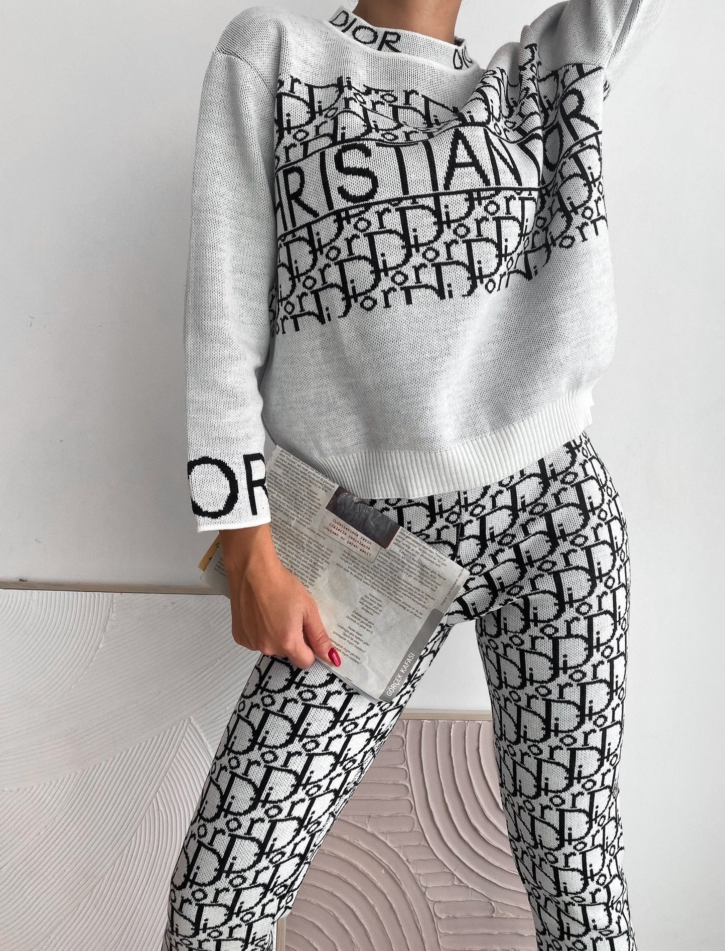 Dior Sweater Knit Co-ord Set