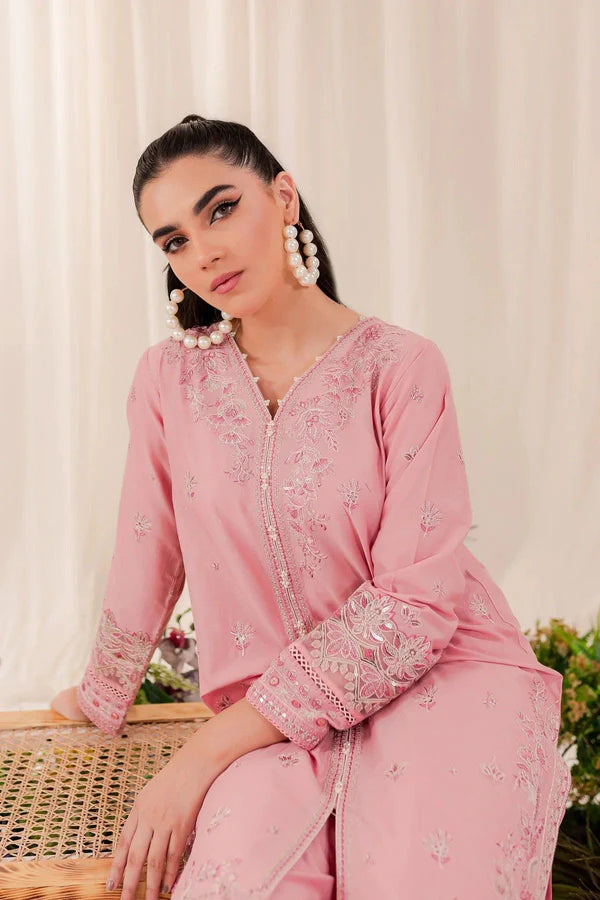 Dastak T-Pink Sequin Embroidered Co-ord Set