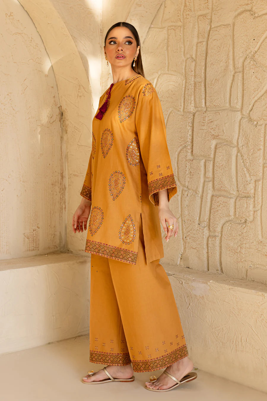 Zartasha 2Pc - Embroidered Dress