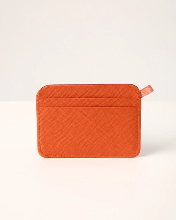 Faux Leather Card Holder