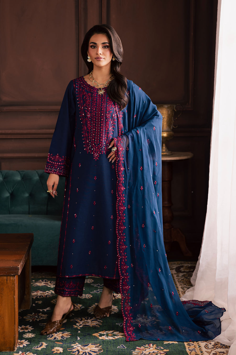 Aiza Navy Blue 3Pc