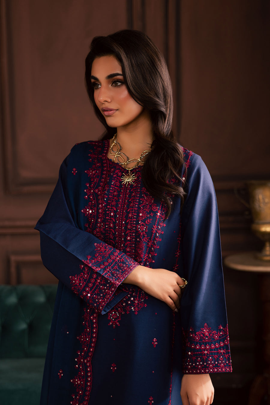 Aiza Navy Blue 3Pc