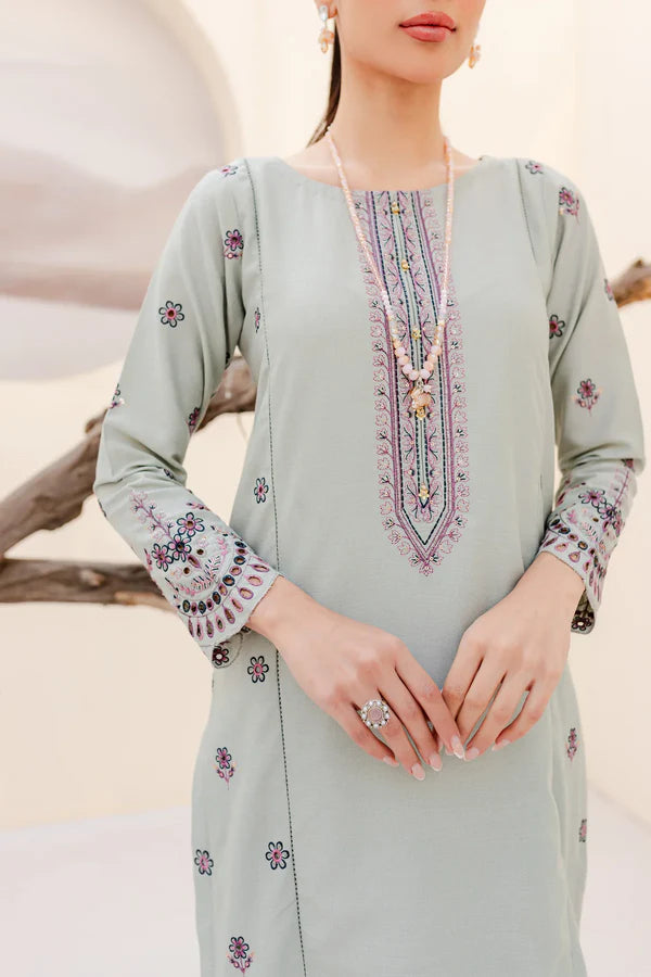 ZEE 2PC - EMBROIDERED & CUT-WORK LAWN DRESS