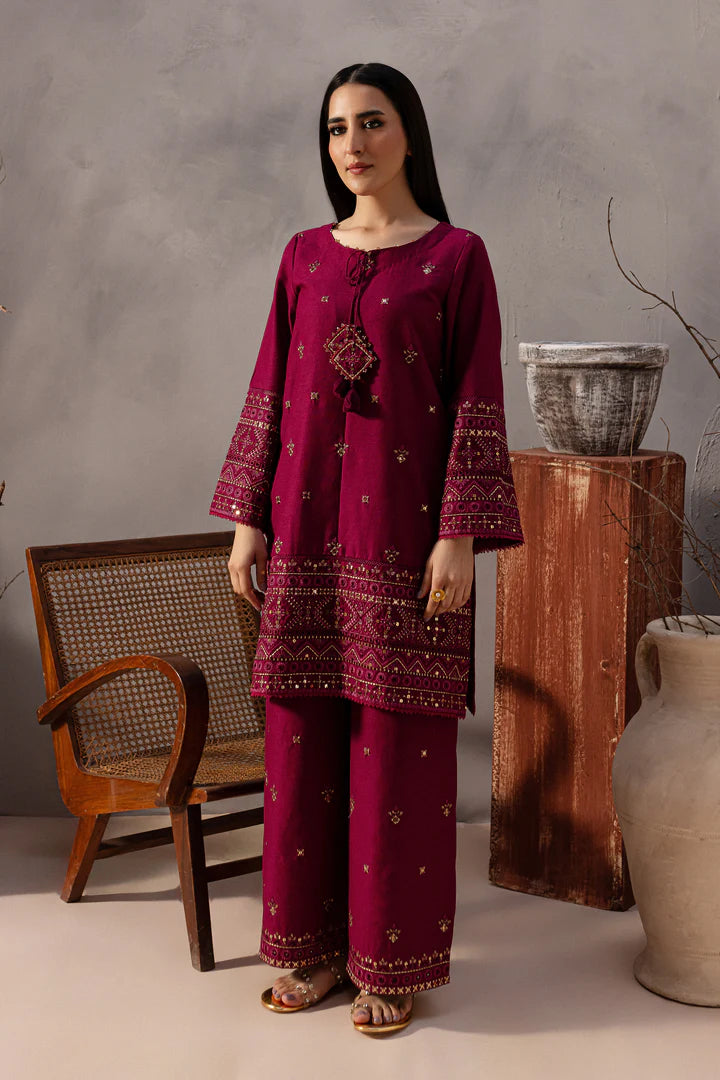 Cruz 2Pc - Embroidered Dress