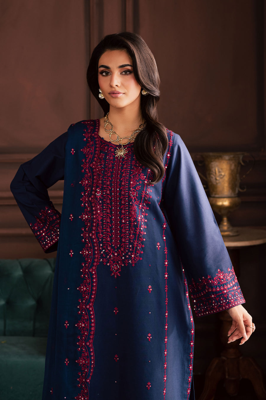 Aiza Navy Blue 3Pc