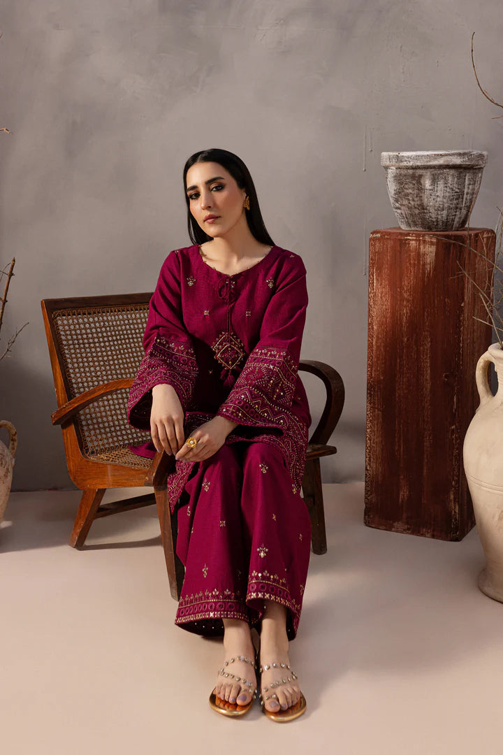 Cruz 2Pc - Embroidered Dress