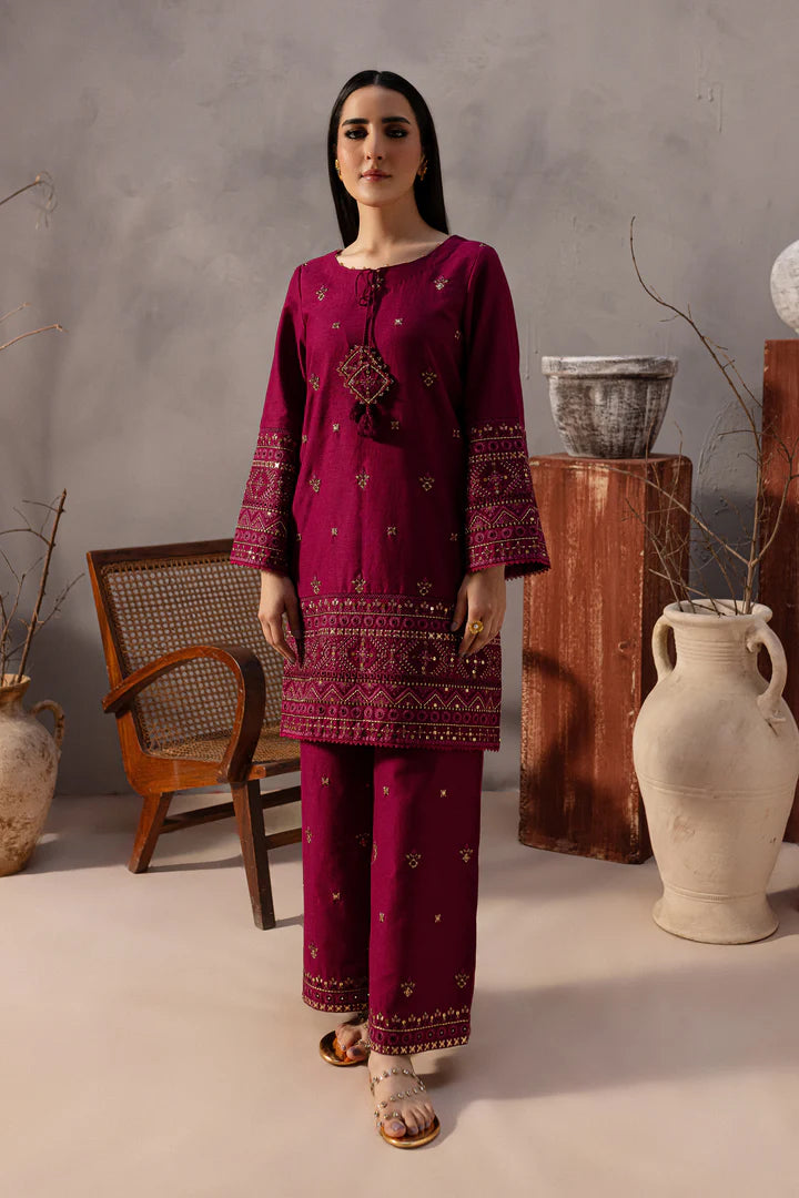 Cruz 2Pc - Embroidered Dress