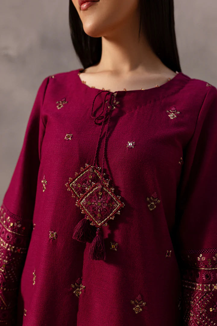 Cruz 2Pc - Embroidered Dress