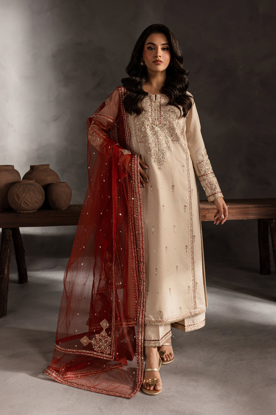 Sammar Embroidered 3Pc