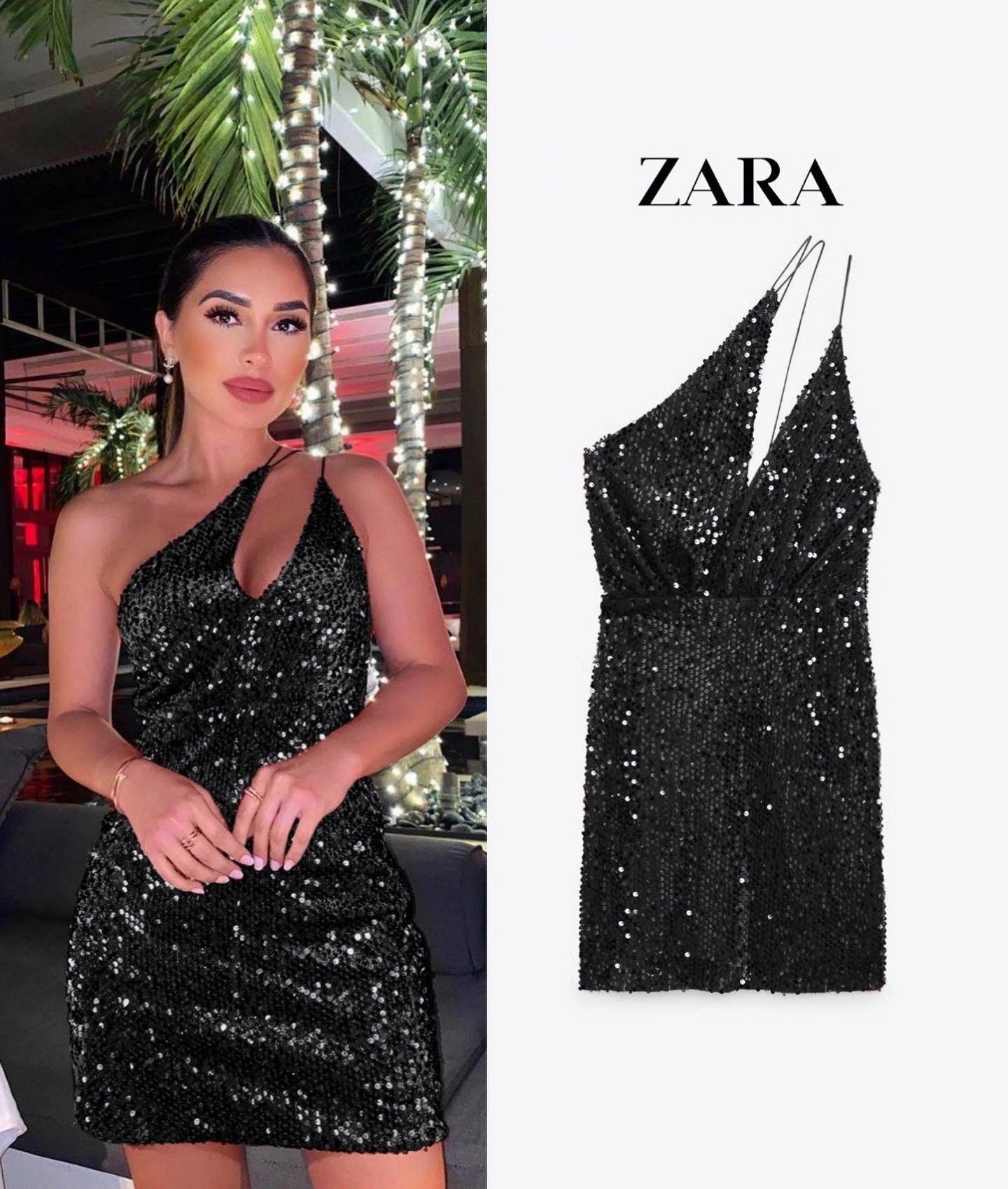 ZARA SEQUIN PARTY DRESS