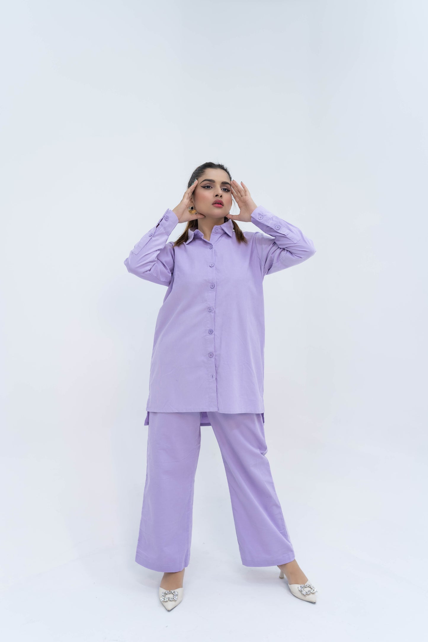 Lilac Corduroy Co-ord Set