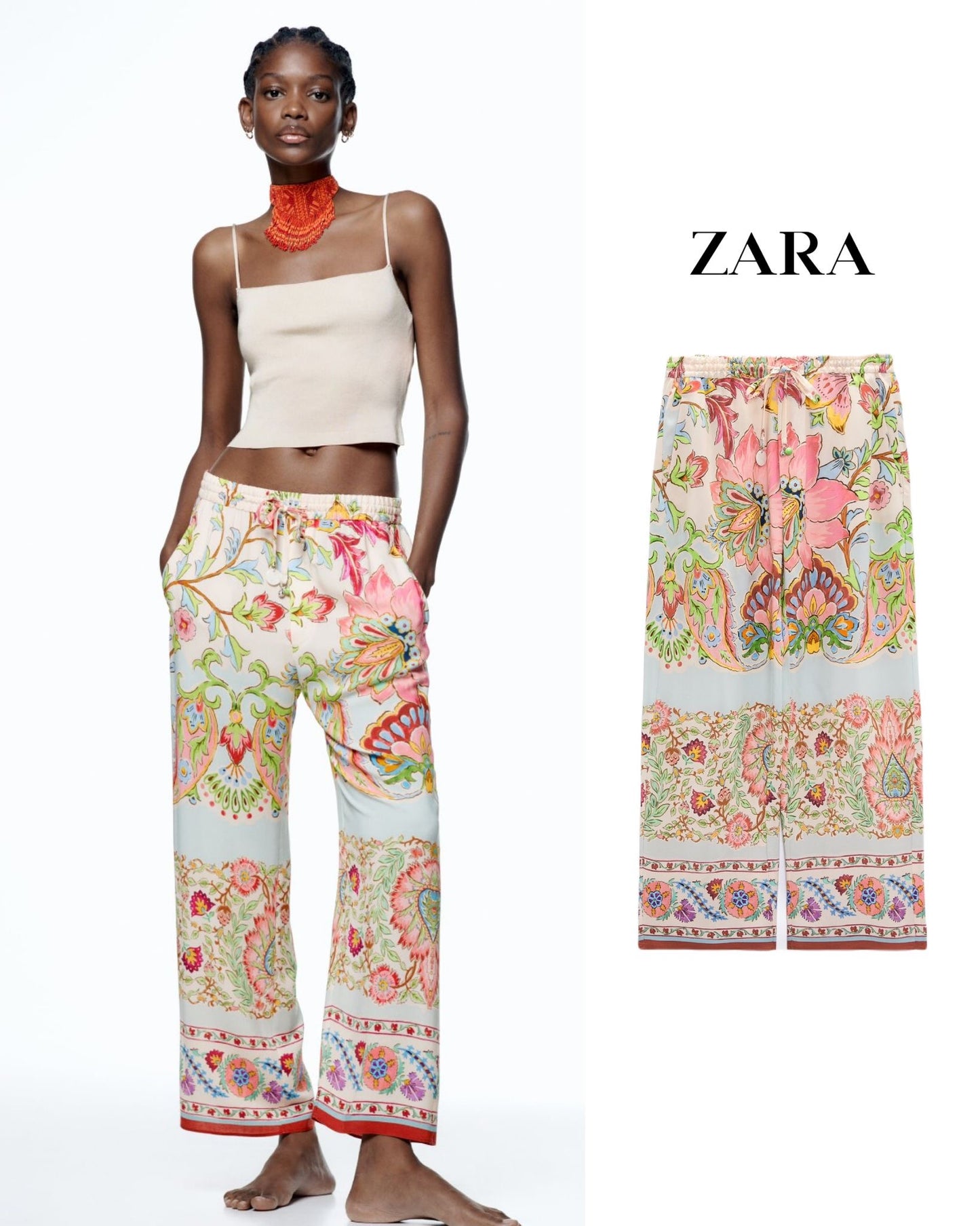 Zara Crepe Trousers