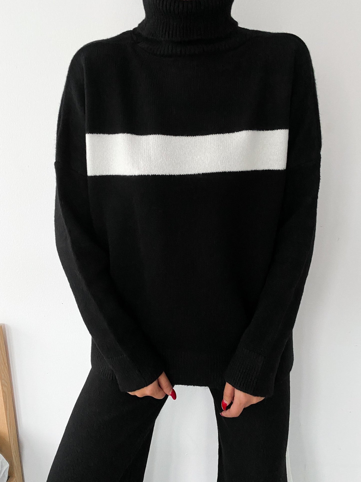 Sweater Knit Lamb Wool Co-ord Set