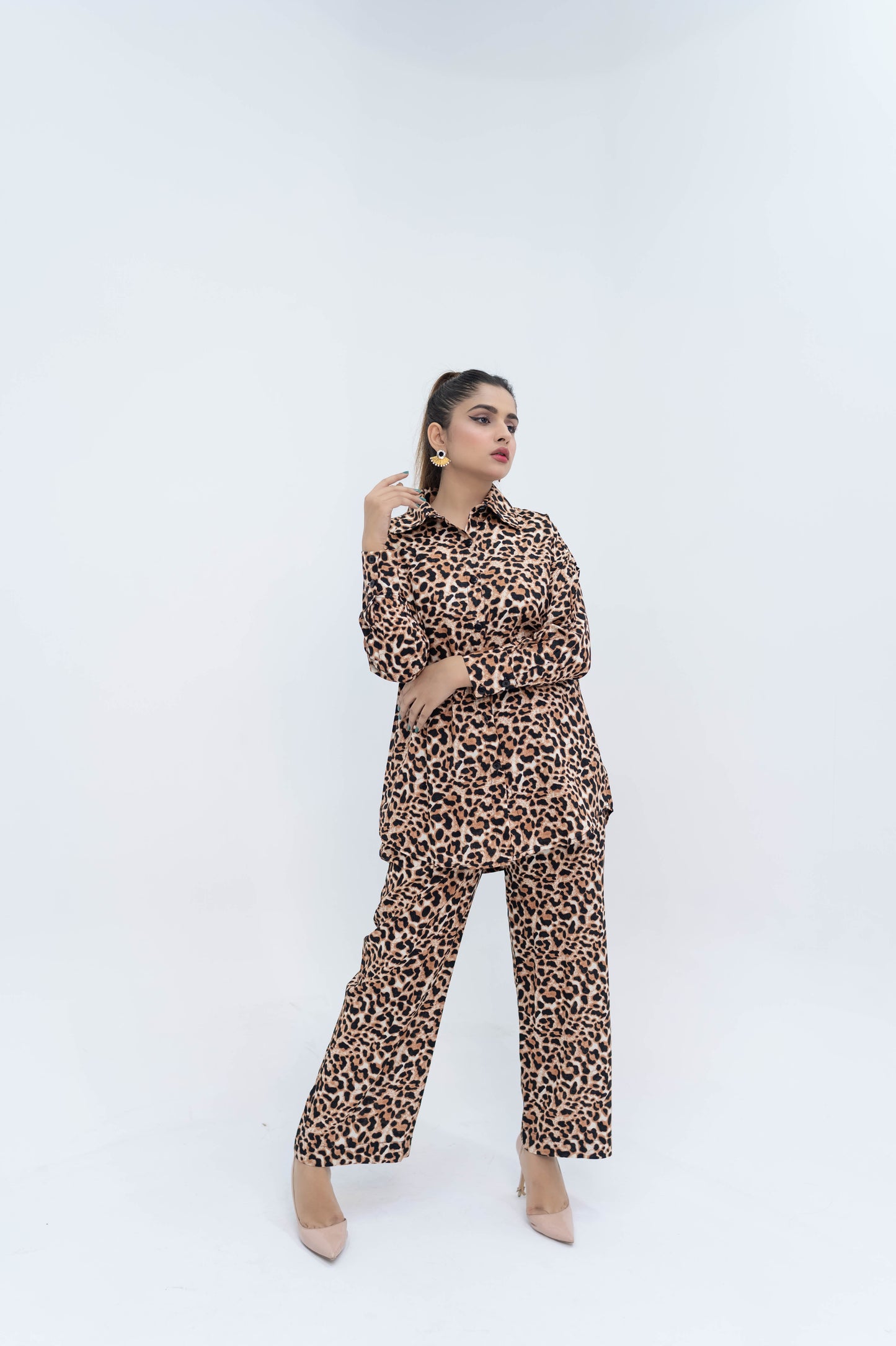 Cheetah Digital Printed Co-ord Set