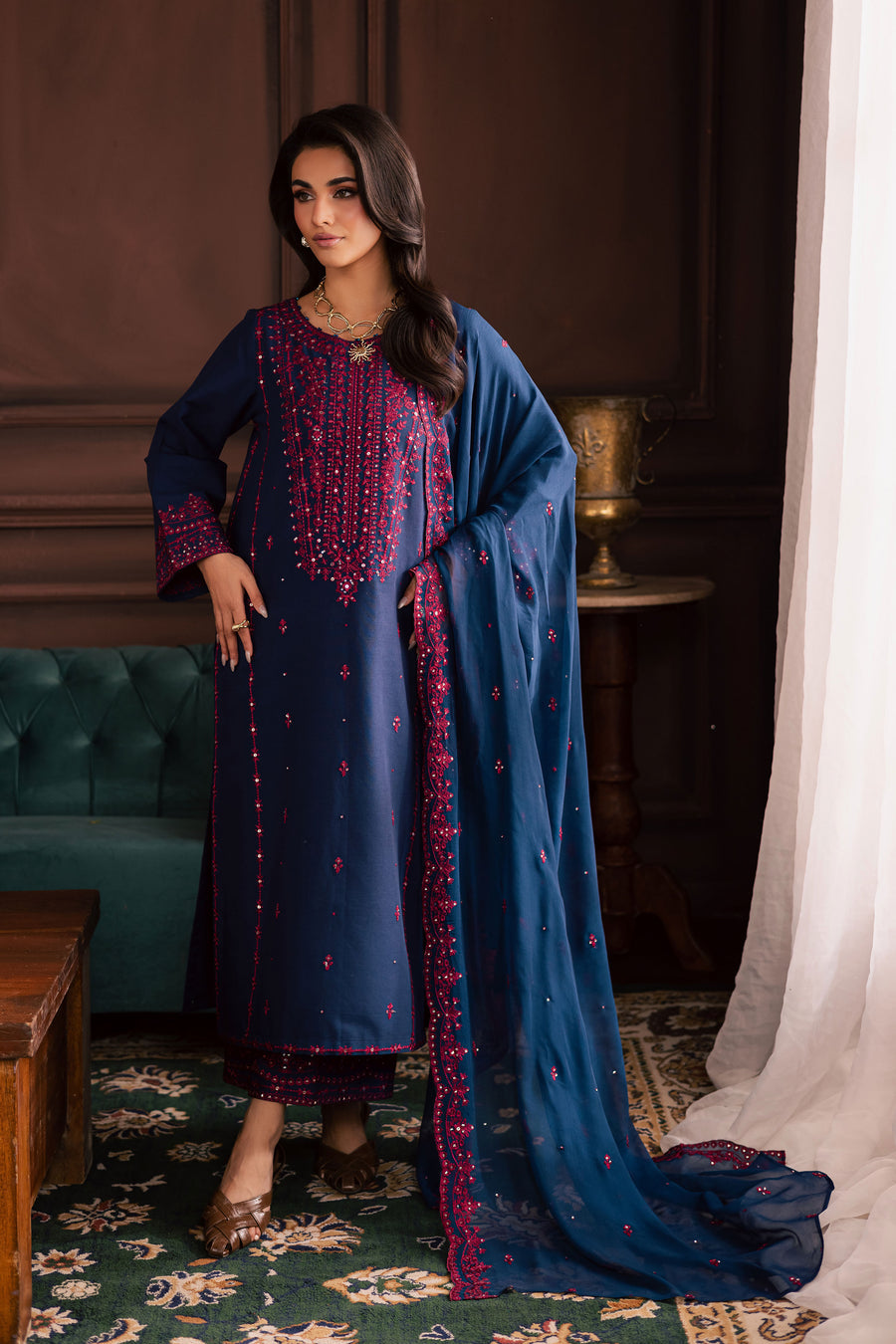 Aiza Navy Blue 3Pc