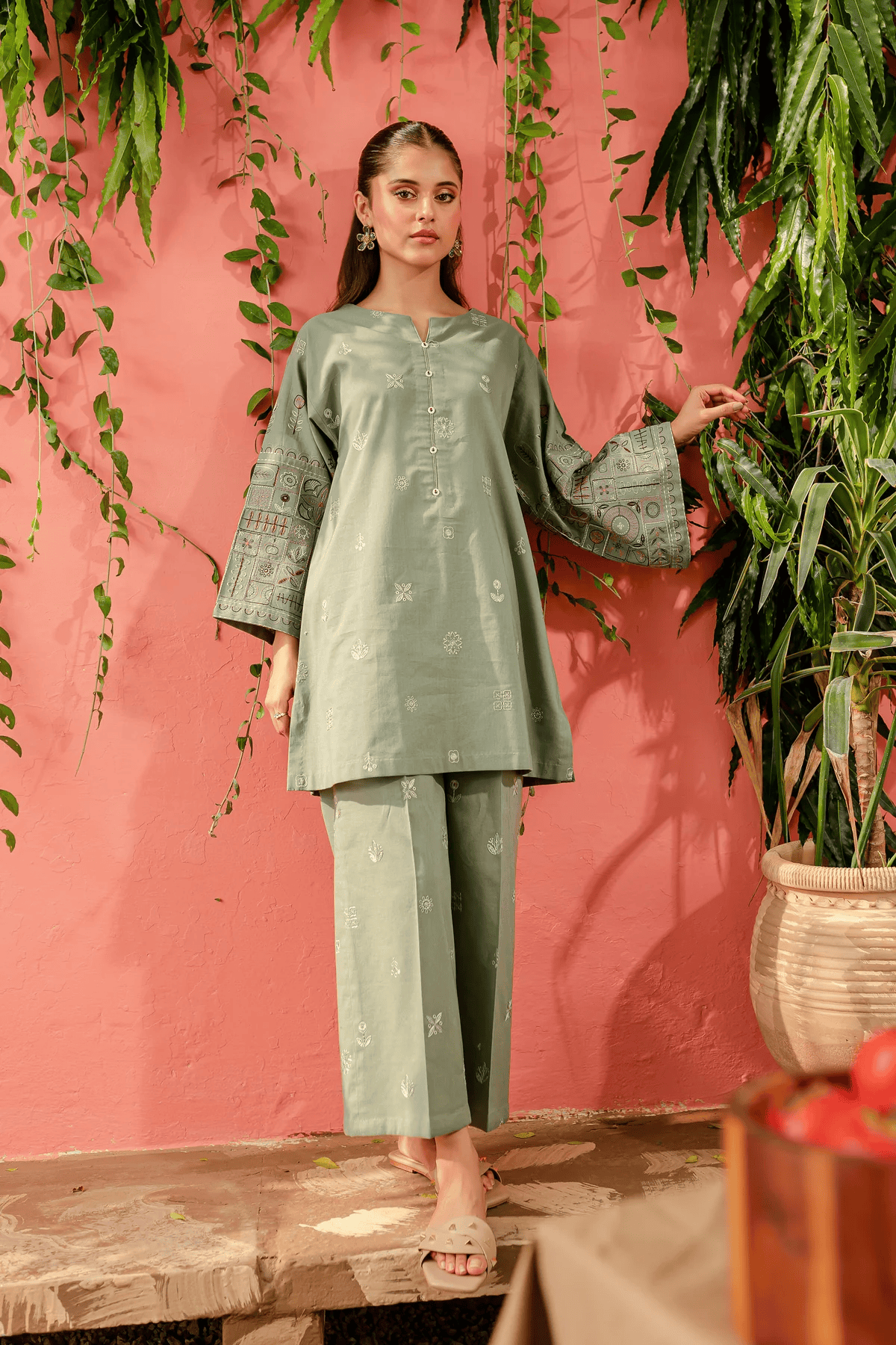 Jenifer Embroidered Co-ord Set