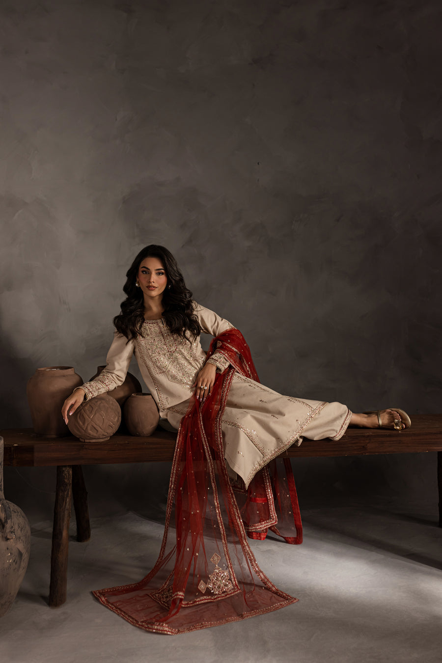 Sammar Embroidered 3Pc