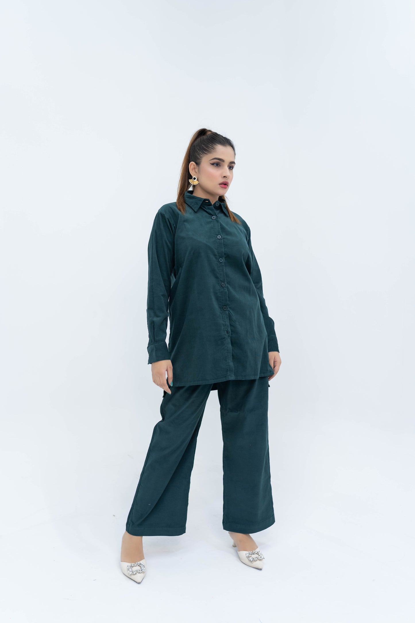 Zinc Corduroy Co-ord Set