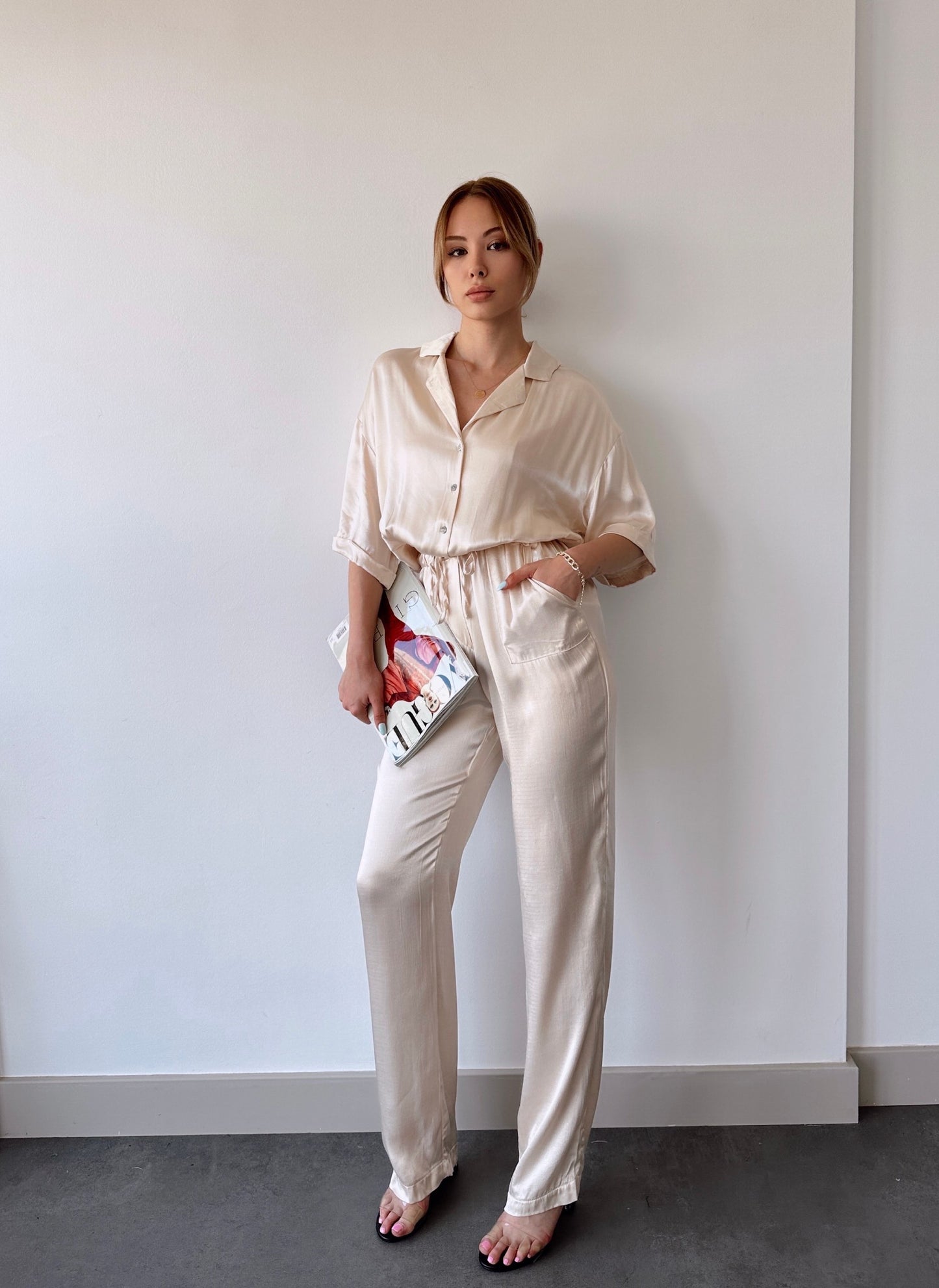 Zara Silk Jumpsuit