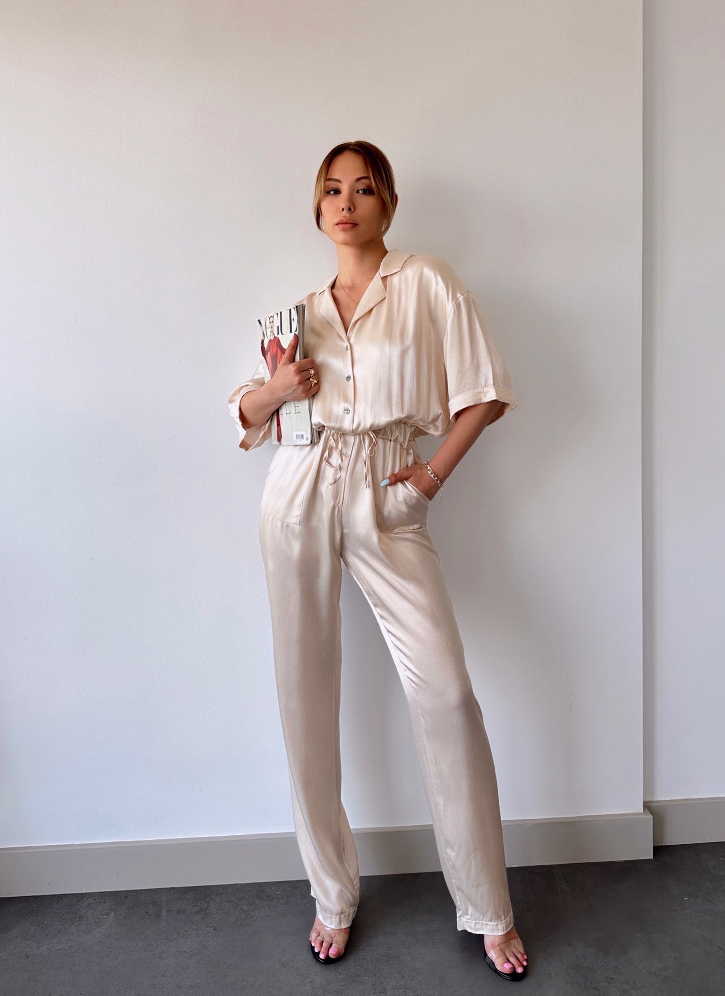 Zara Silk Jumpsuit