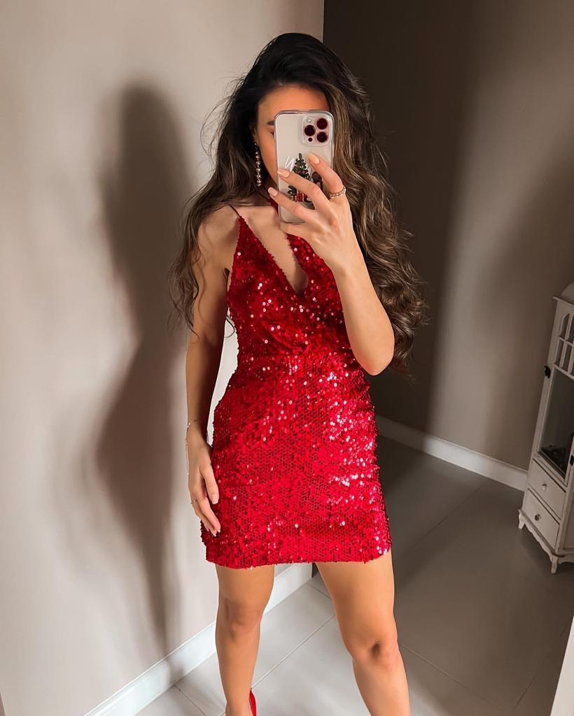 ZARA SEQUIN PARTY DRESS