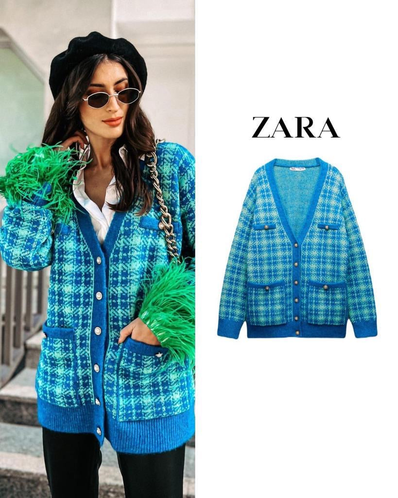 Zara Front Button Down Sweater