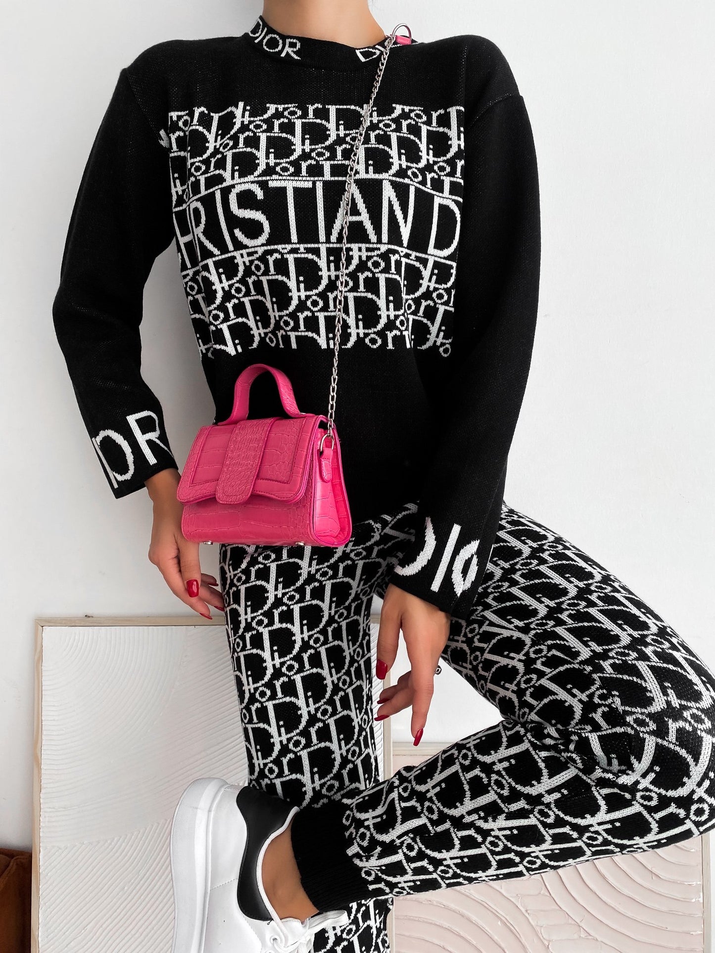 Dior Sweater Knit Co-ord Set